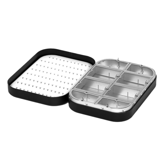 Douglas Metal Wheatley Fly Box 4\'\' Dual Foam / 8 compartments ryhmässä Säilytys / Kalastusrasiat / Perhorasiat @ Sportfiskeprylar.se (NFD9184-4inch Foam-Comp)